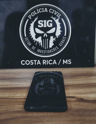 Imagem da notícia Polícia Civil recupera aparelho celular com receptador em Costa Rica